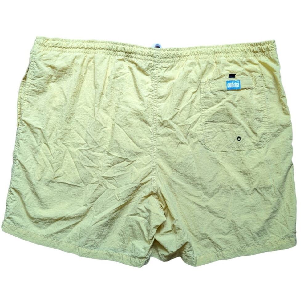 Vintage 90s Gotcha Embroidered Logo Nylon Board Shorts
